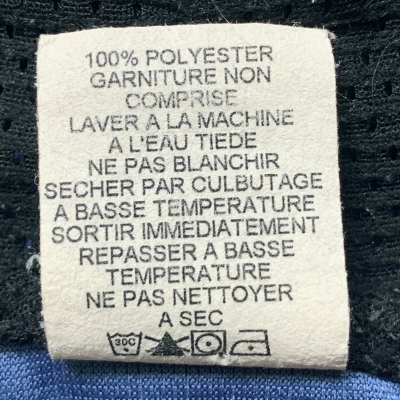 ZOIC Mens Mountain Bike Jersey 1/2 Zip Sz L Blue/Black #51K - Picture 10 of 10